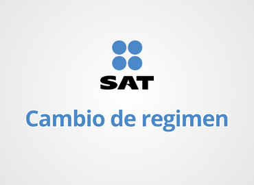 Reactivación o cambio de régimen SAT
